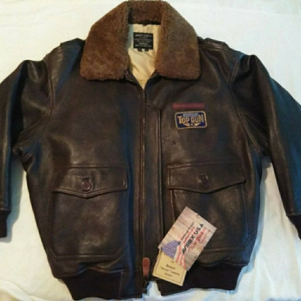 NWT Vintage Lambskin G-1 Flight Jacket
